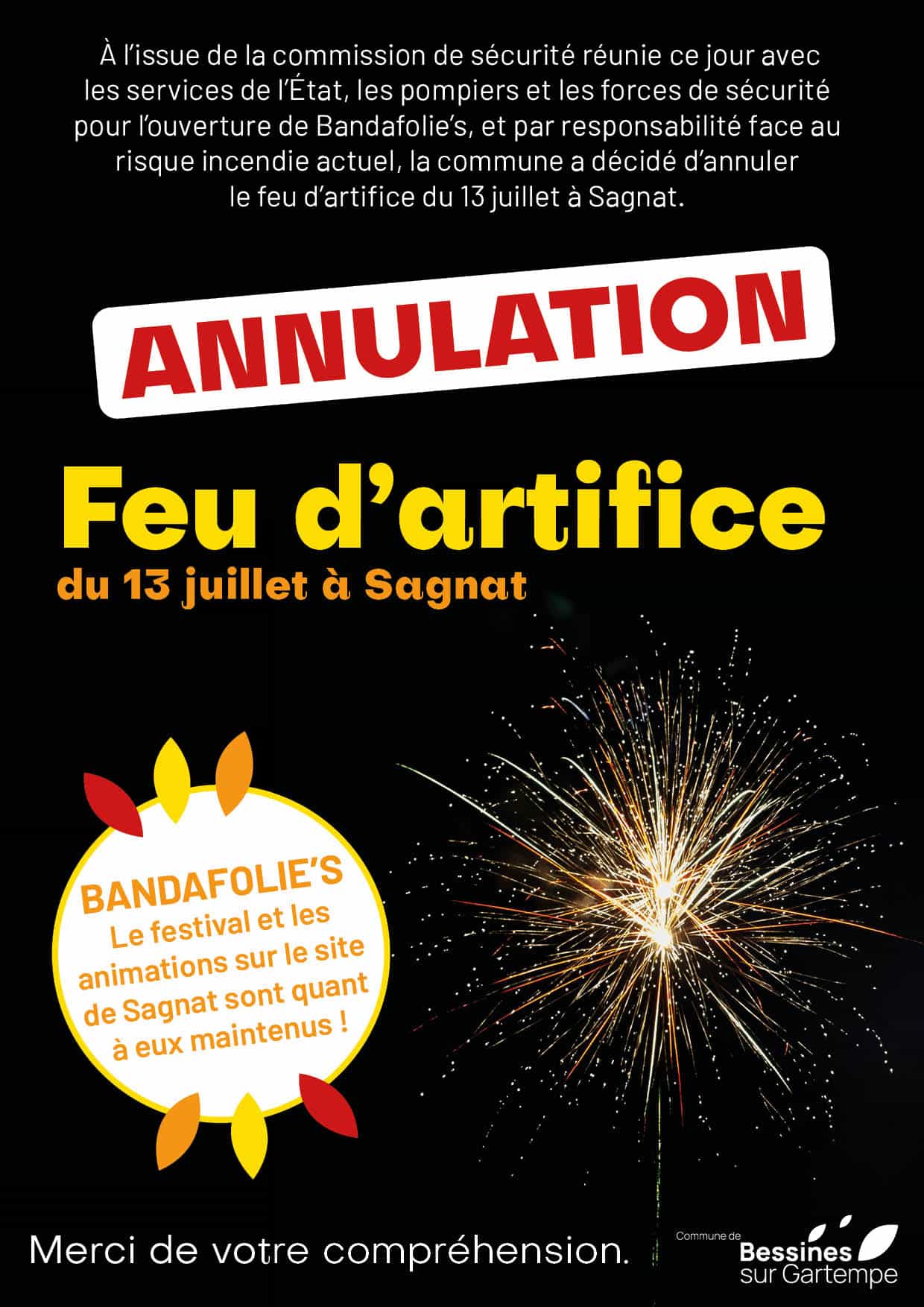 feu annulé