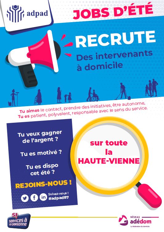 affiche recrutement ADPAD