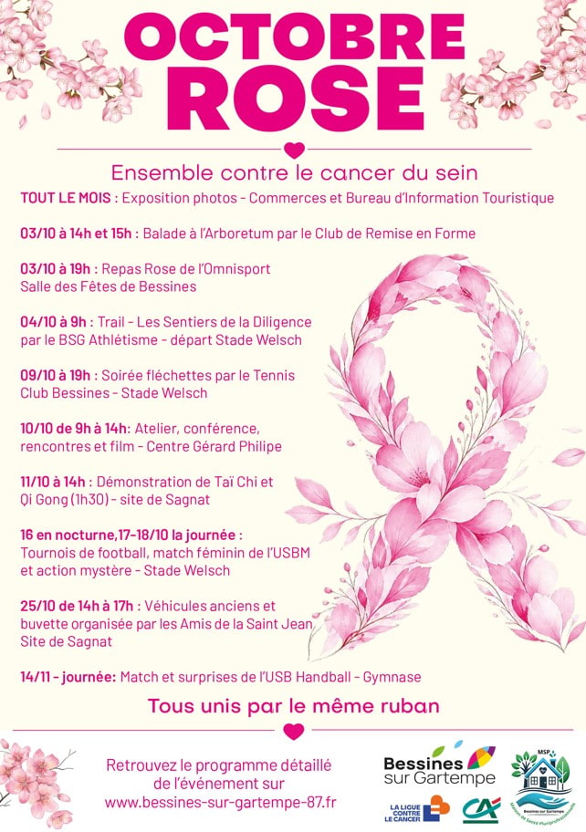 programme octobre rose