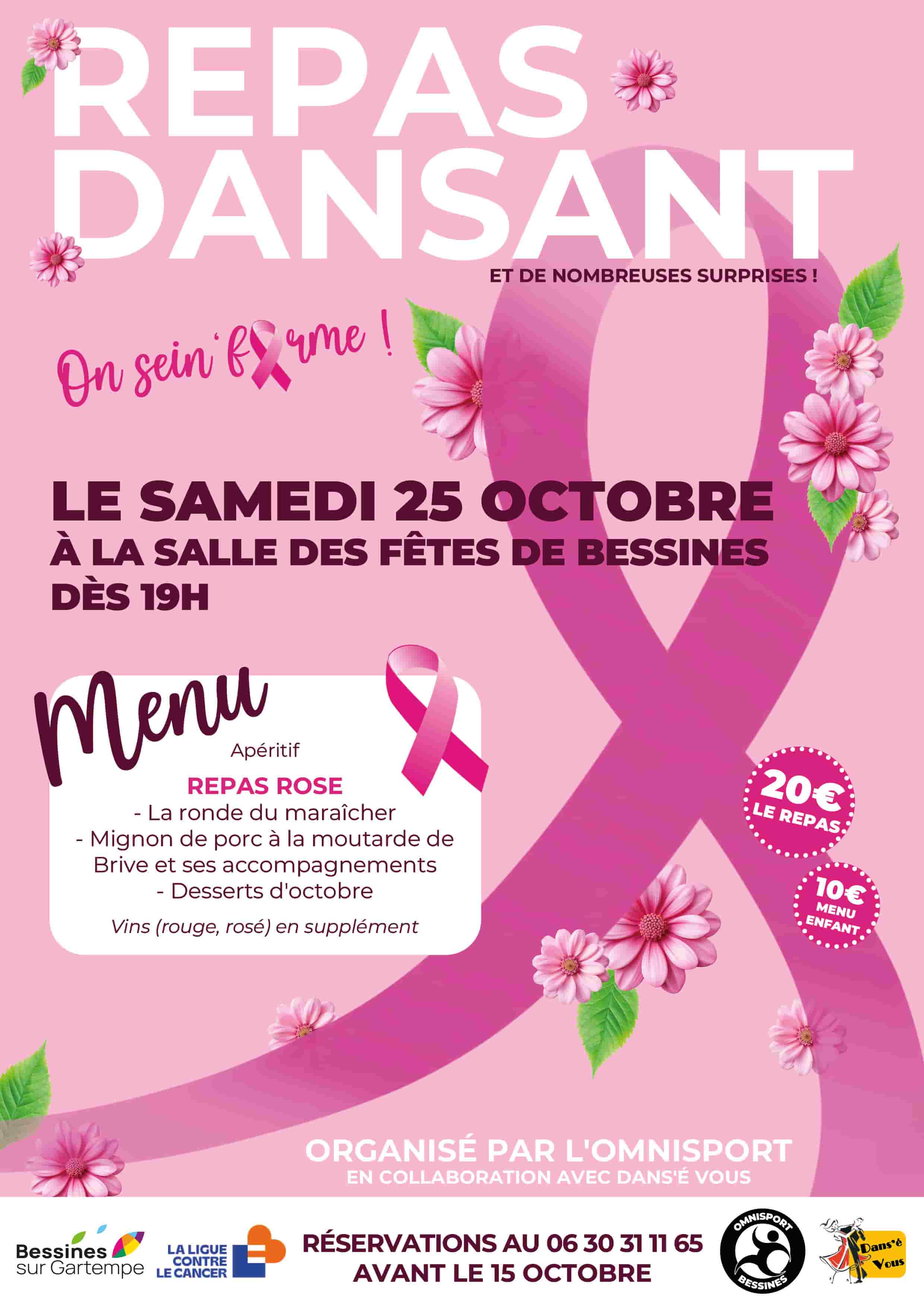 repas octobre rose