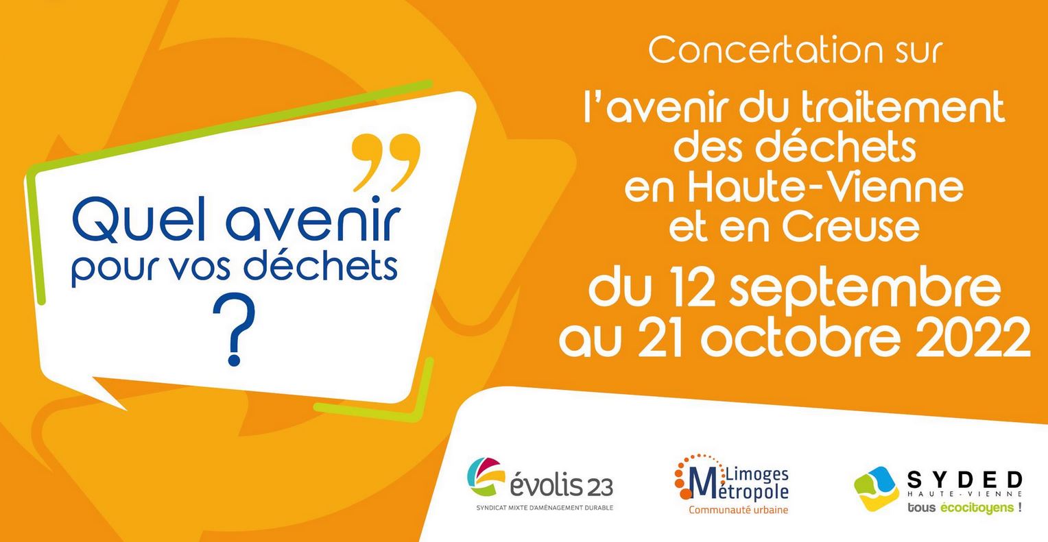 concertation préalable avenir déchets syded limoges métropole