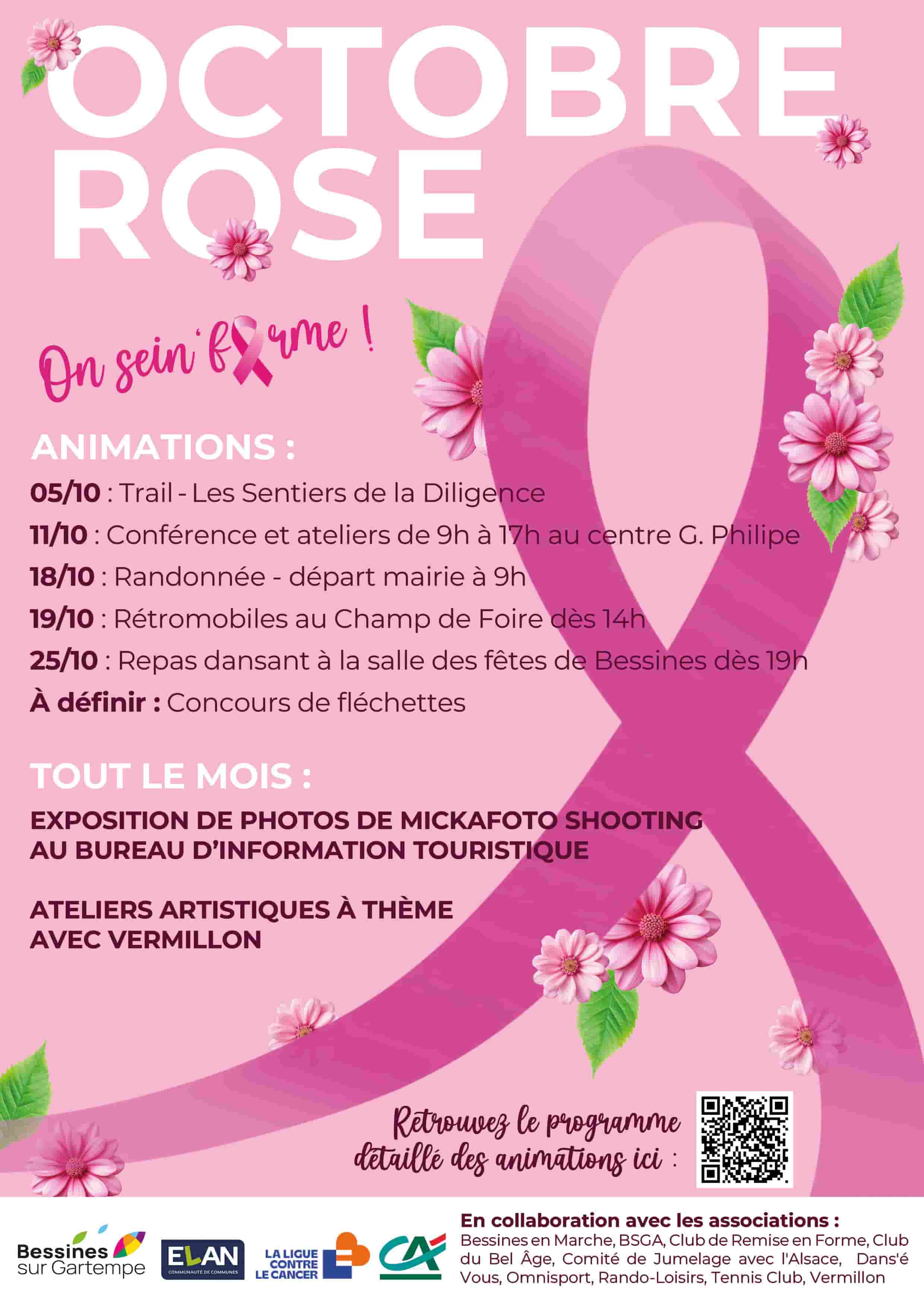 affiche octobre rose bessines