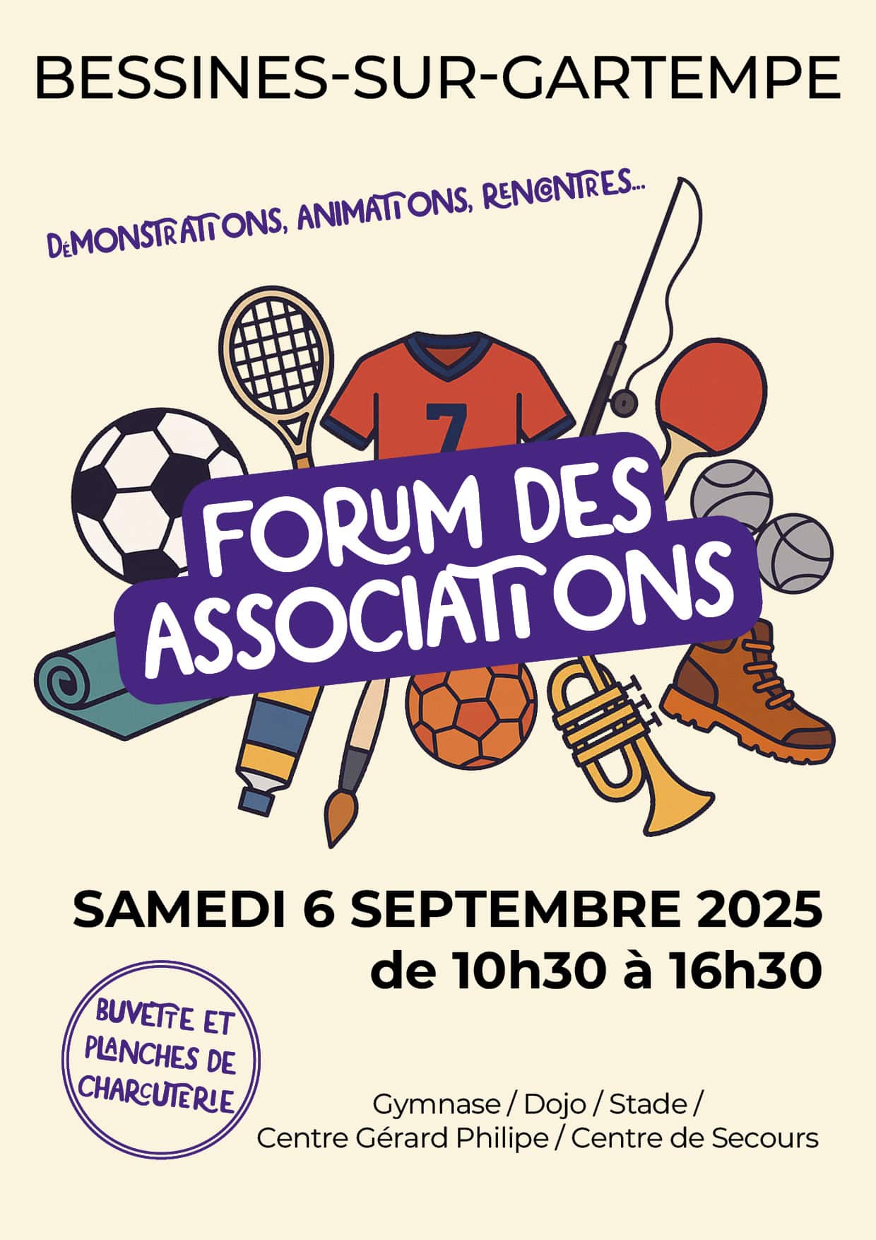 affiche forum des associations